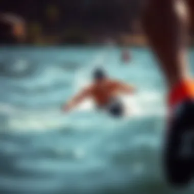 Performance Enhancement with TYR Flex Fins in Action Athlete using TYR Flex Fins in water