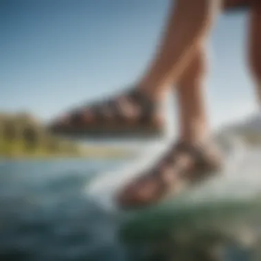 Water sports enthusiasts wearing Billabong sandals