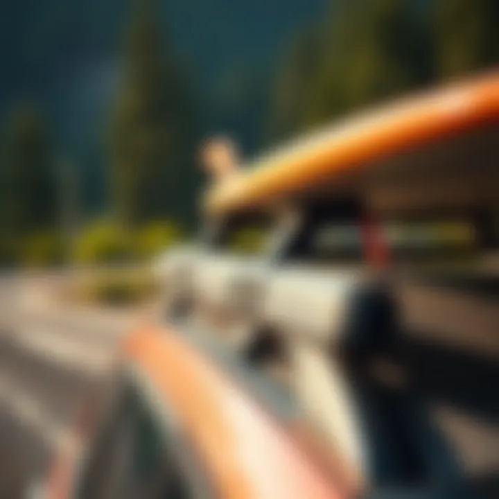 Maintenance Practices for Longevity of Your Car Rack A well-maintained surfboard car rack on a vehicle