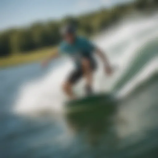 Beginner wakeboard showcasing sleek design and vibrant colors