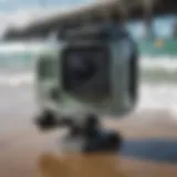 High-quality surf camera housing showcasing robust design