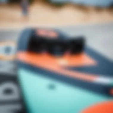 Innovative Design of CWB Wakeboards A detailed view of a CWB wakeboard showcasing its design and materials.