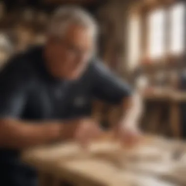 Crafting Tips for Working with Balsa Wood An artisan shaping balsa wood for a watersports project