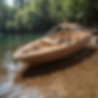 Balsa Wood Applications in Watersports A collection of watersports equipment crafted from balsa wood