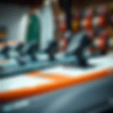 Comparison of various motorized surfboard models on display