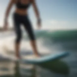 Garmin Instinct on a surfboard