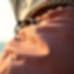 Close-up of eco-friendly fabric used in Greenline boardshorts