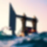 A striking monster boat tower showcasing innovative design elements