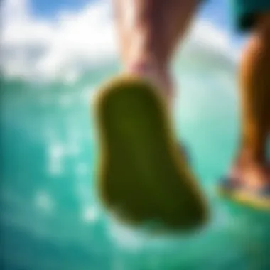 Close-up of the Moku Pae features for optimal water performance