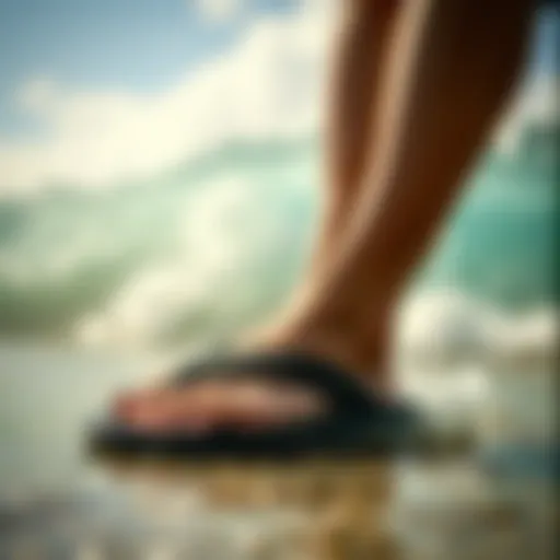 Innovative sandal design showcasing the Moku Pae