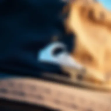 Close-up of Quiksilver Hat Showcasing Material Quality Close-up of Quiksilver hat showcasing material quality