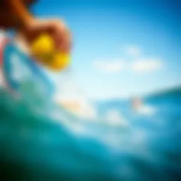 Curl cream application technique for watersports enthusiasts