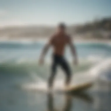 A vibrant community gathering at a local surf competition