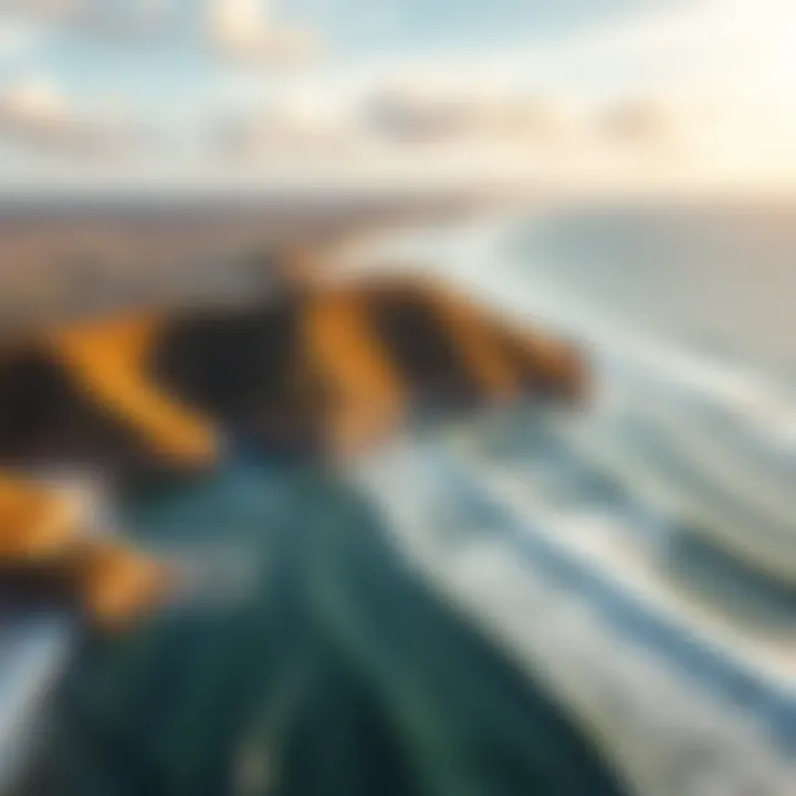 Aerial View of Windansea Aerial view of Windansea Beach highlighting the unique coastal features