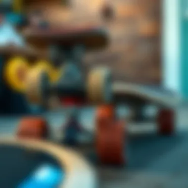 Vintage skateboard showcasing its evolution