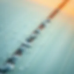 Texture of surf paste on a surfboard