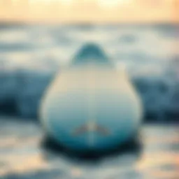 Sleek design of a hybrid surfboard showcasing its versatility