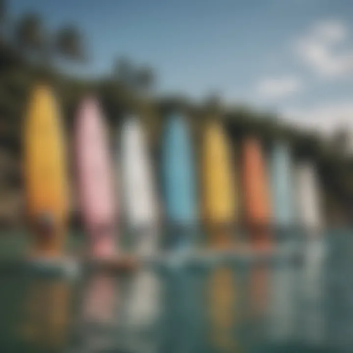 Comparison of different paddle board types