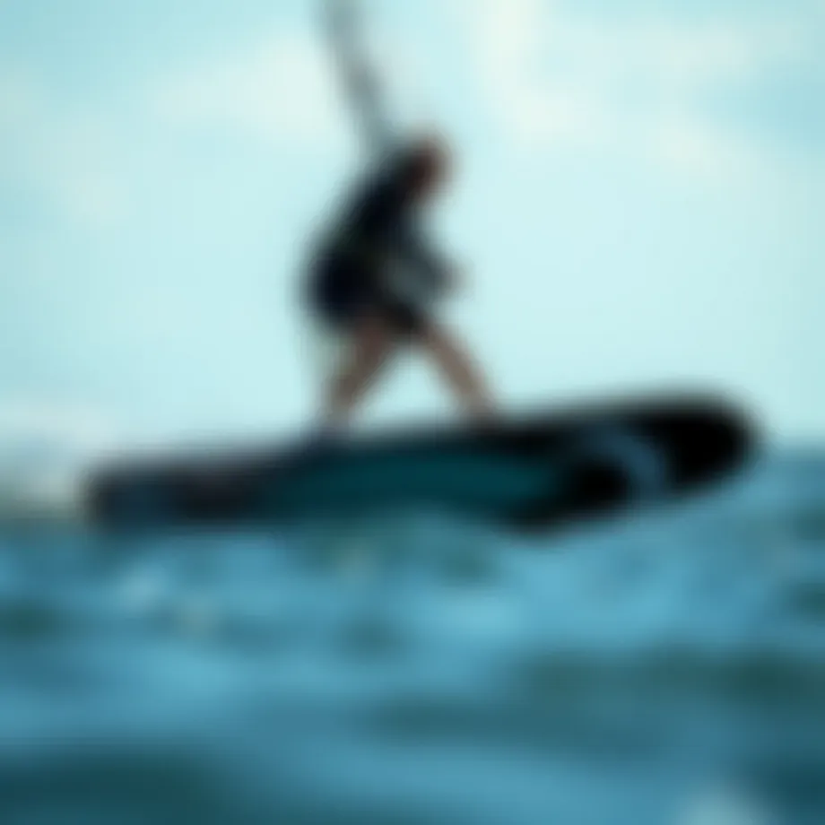 Cutting-edge Cabrinha foil board design showcasing aerodynamic features