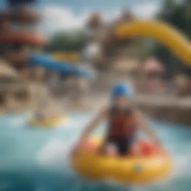 Safety measures implemented in a water park setting