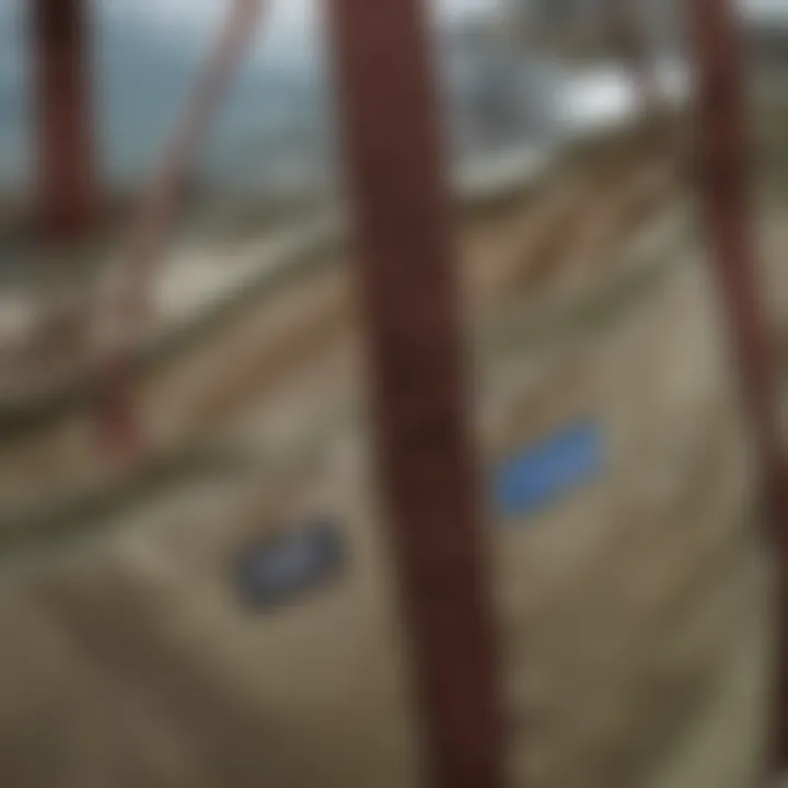 Close-up of the eco-friendly materials used in the tote