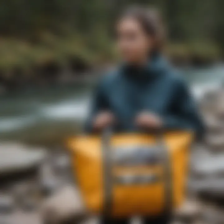 Versatile storage features of the Patagonia Ultralight Tote