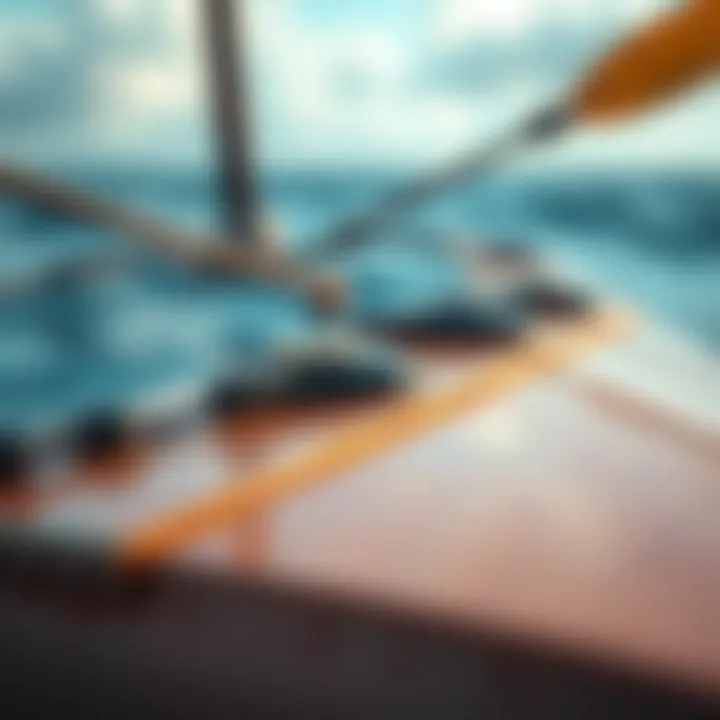 Close-up of Olo Alaia equipment showcasing craftsmanship