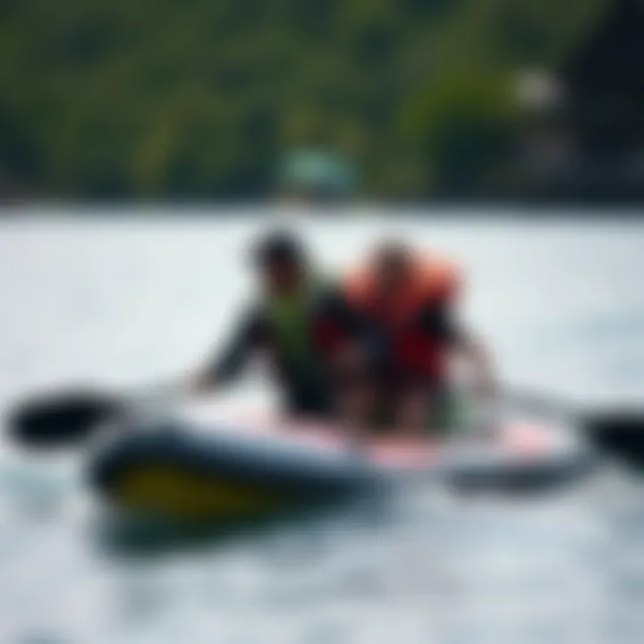 Safety practices in Olo Alaia being demonstrated on the water