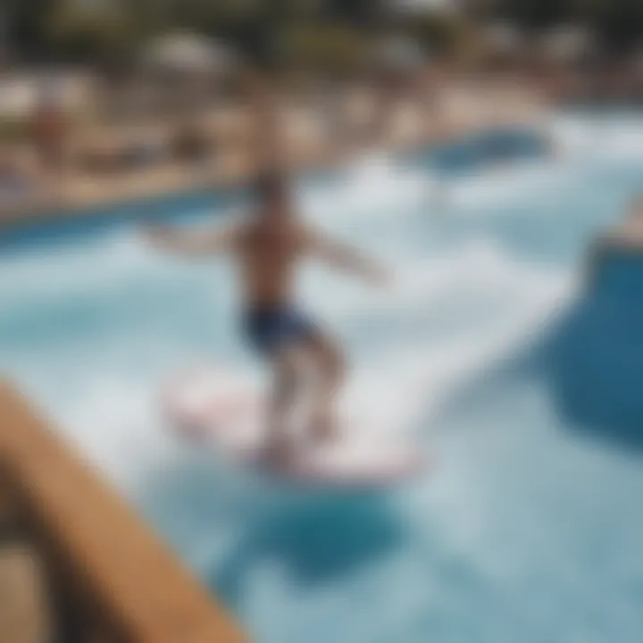 Safety measures in place at a Flowrider attraction