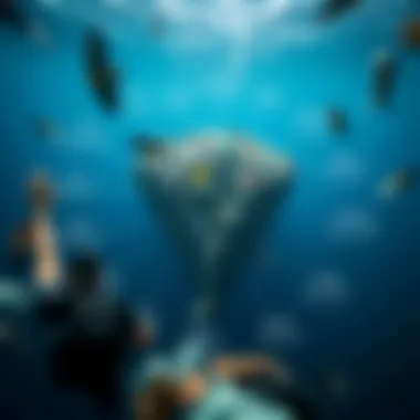 Composition of Marine Debris Infographic depicting the composition of ocean debris