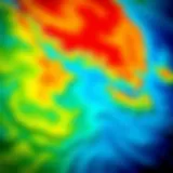 Gulf Stream temperature distribution