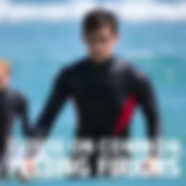 Illustration of common wetsuit fitting mistakes