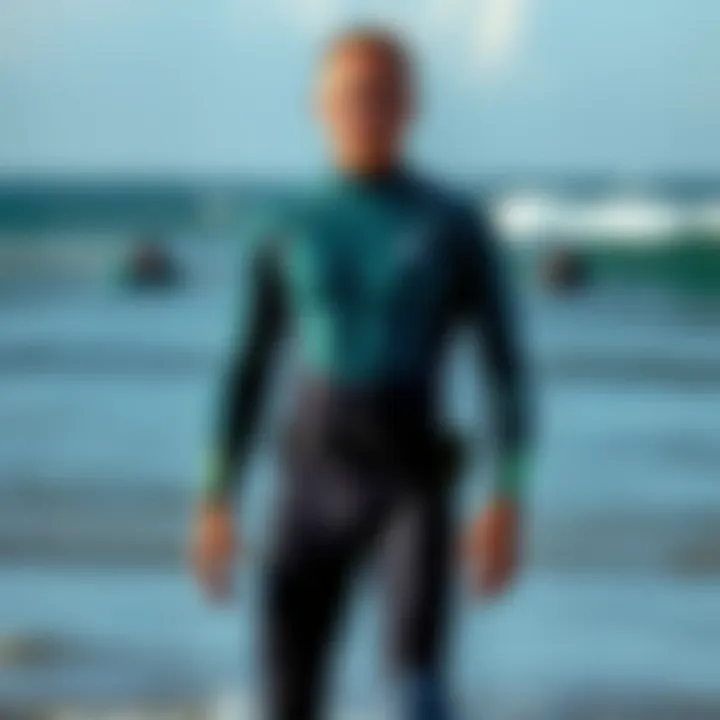 Visual comparison of different wetsuit designs and their impact on mobility