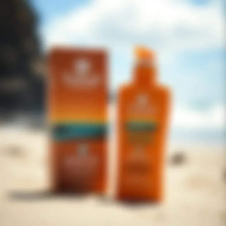 Kokua sunscreen packaging in a beach setting