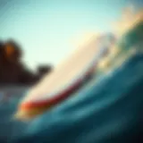 Sleek Design of Liquid Shredder Surfboard Liquid Shredder surfboard showcasing its sleek design