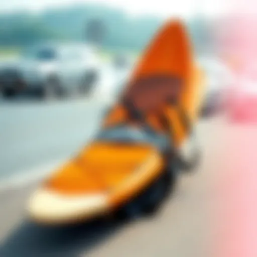 Durable Design of Longboard Travel Bags Vibrant longboard surfboard travel bag showcasing its durable design.