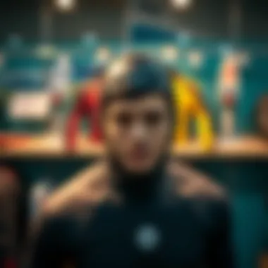 Wetsuit care and maintenance tips on display