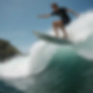 An expert demonstrating advanced wakesurfing techniques on the water