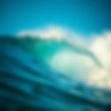 Vibrant Miami Waves Vibrant waves crashing on Miami's shores