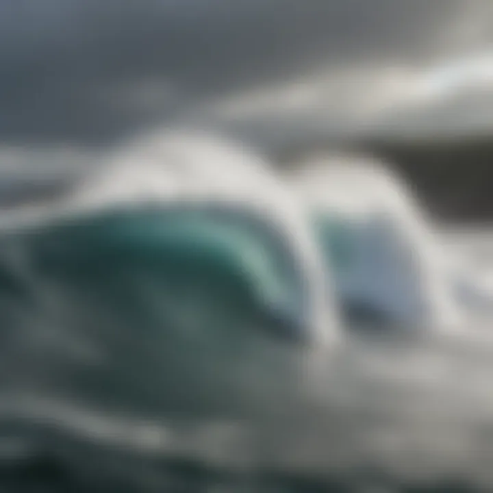 Meteorological mapping of wave patterns in Mavericks