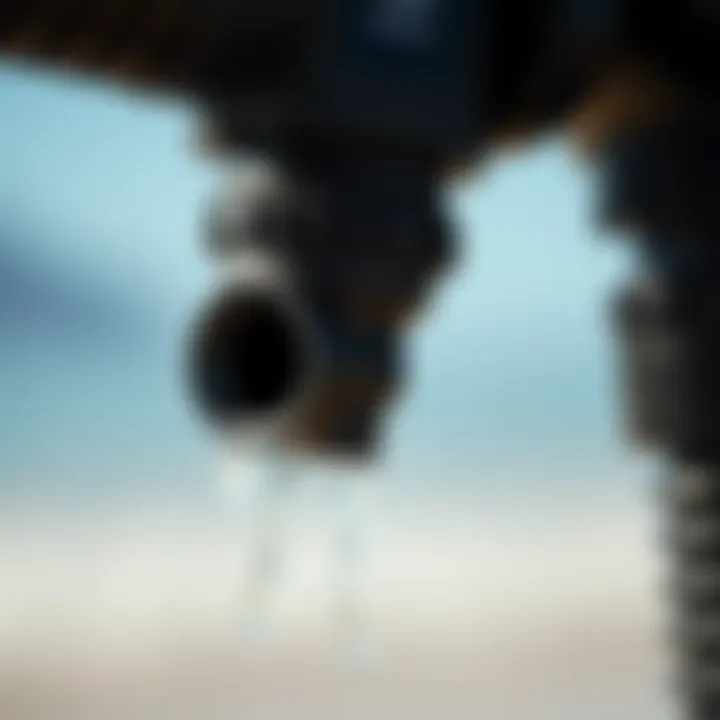 Efficiency of Nozzle Designs in Rinse Kits Close-up of a nozzle attachment on a portable rinse kit