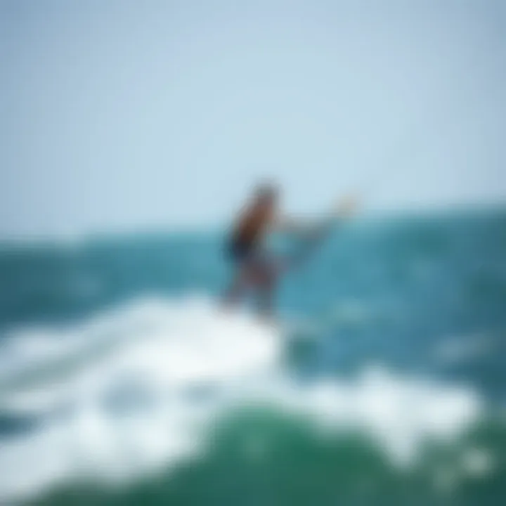 Action shot of the Ocean Rodeo Flite in use