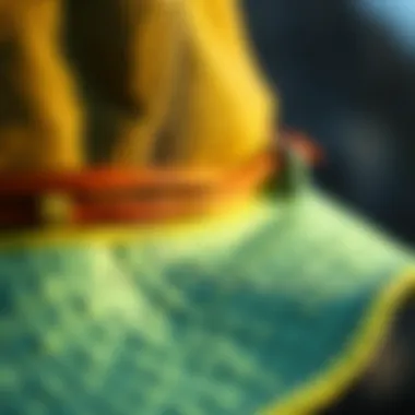 Sustainable Materials: The Heart of Patagonia's Design Close-up of the sun hat's eco-friendly materials