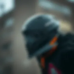 A sleek design of a Predator skate helmet showcasing advanced safety features