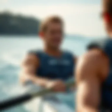 Enhanced Comfort During Water Activities User experiencing comfort and warmth while engaging in water activities