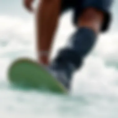 User Experience with Rip Curl Pocket Reef Boot User experience featuring the boot during a surfing session.