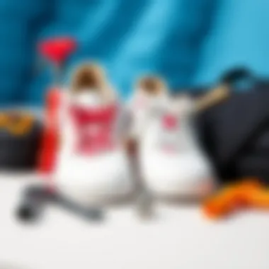 Maintenance Essentials for Roxy Bayshore III White Roxy Bayshore III White shoes displayed with maintenance tools