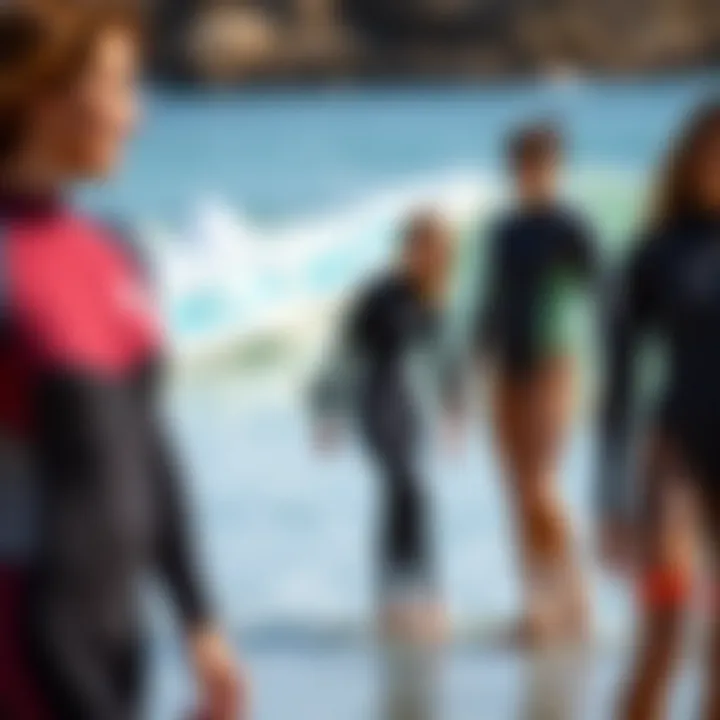 Comparison of RVCA wetsuit fit on different body types