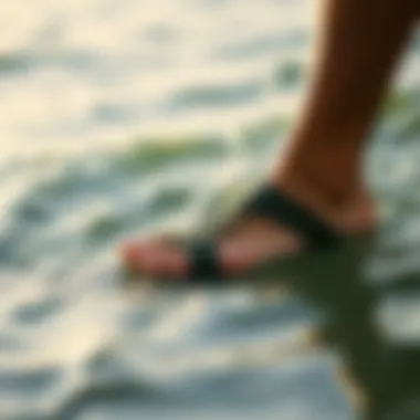 Durability test of Sanuk sandals in aquatic settings