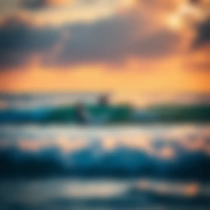 Enhancing Your Surfing Experience A scenic view of surfers catching waves